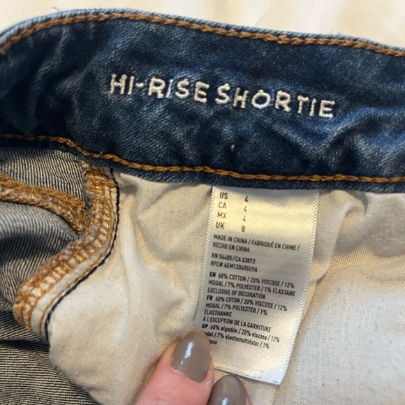 American Eagle Hi-Rise Shortie Shorts - Picture 4 of 4